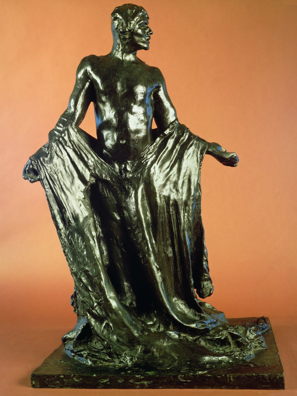 Studie pro Jeana de Fiennese z filmu Měšťané z Calais, asi 1905-10 (bronz) od Auguste Rodin