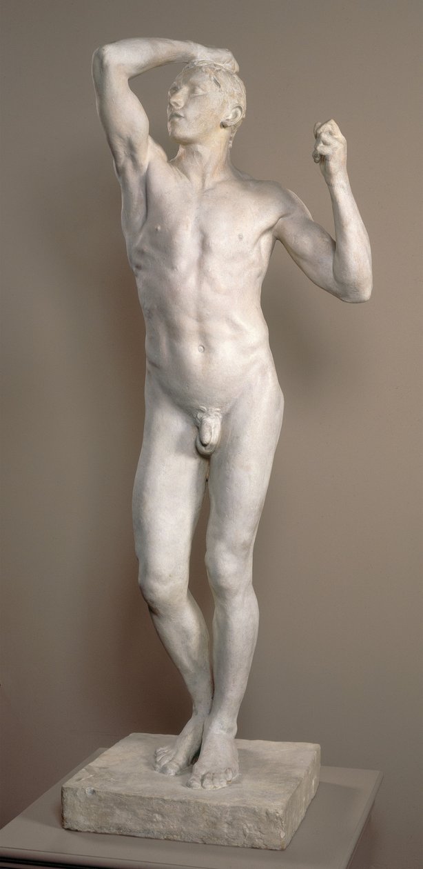 The Age of Bronze, model 1875-1876, litý 1898 (sádra) od Auguste Rodin