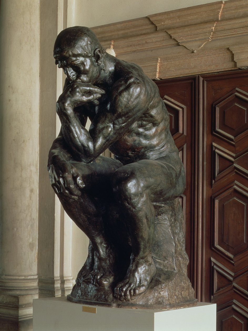 Myslitel (bronz) od Auguste Rodin