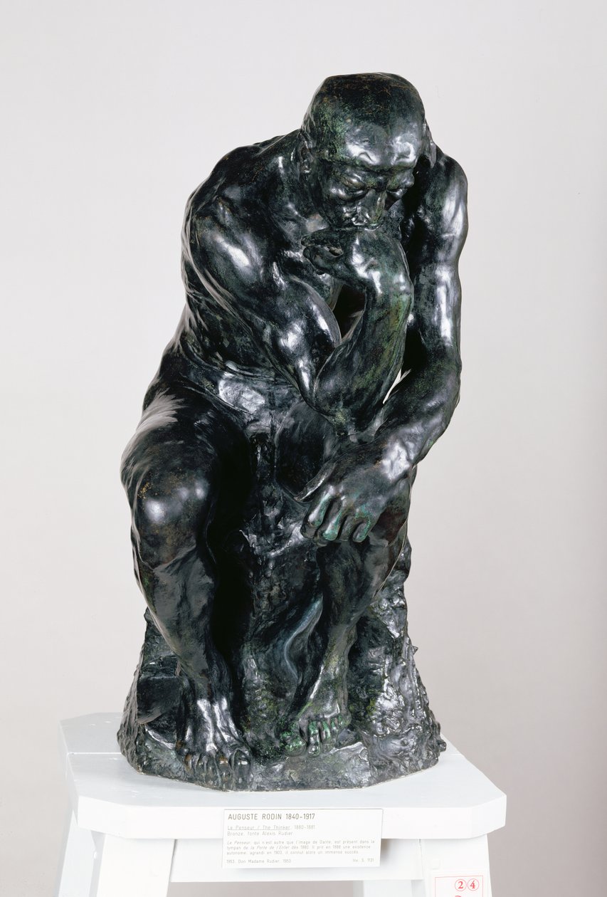 Myslitel, 1880 (bronz) (viz také 116464, 158431) od Auguste Rodin