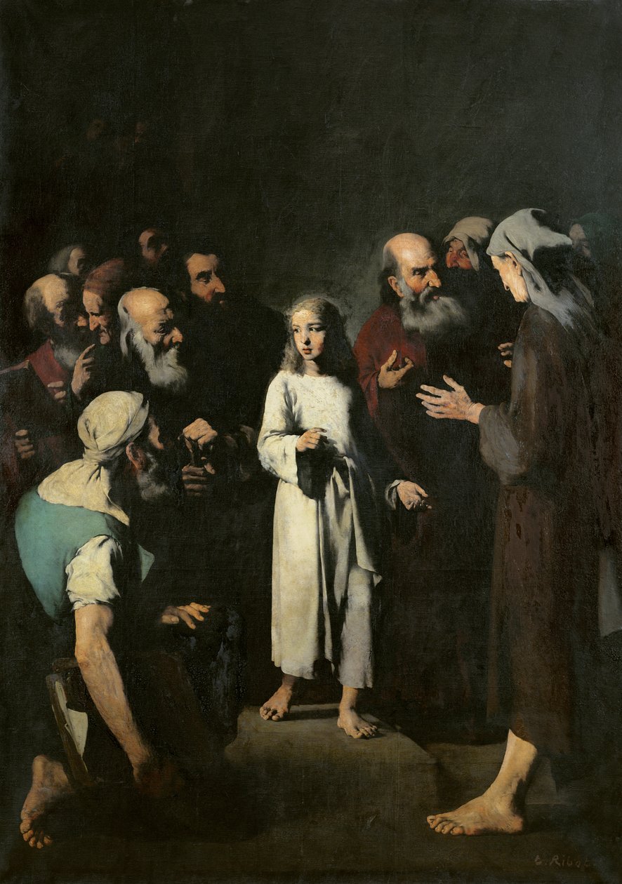 Ježíš s doktory od Auguste Theodule Ribot
