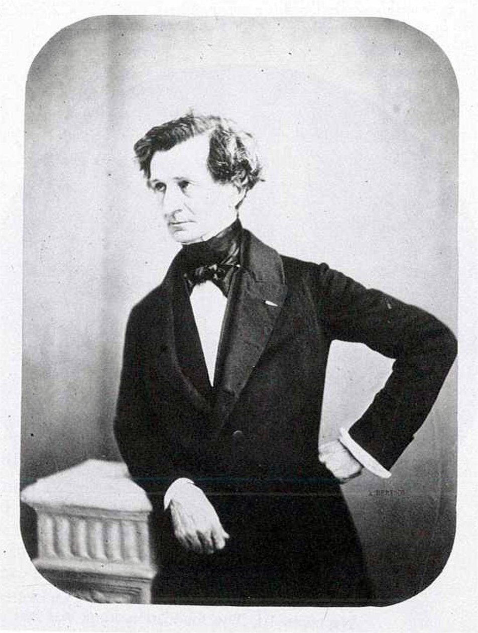 Portrét Hectora Berlioze, kolem 50. let 19. století od Auguste Adolphe Bertsch