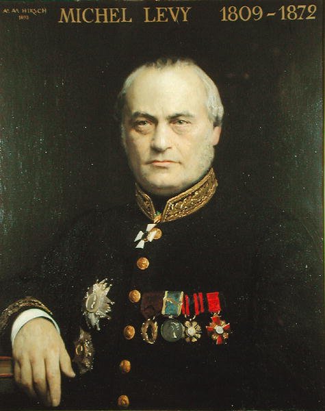Michel Levy (1809-72) 1893 (olej na plátně) od Auguste Alexandre Hirsch