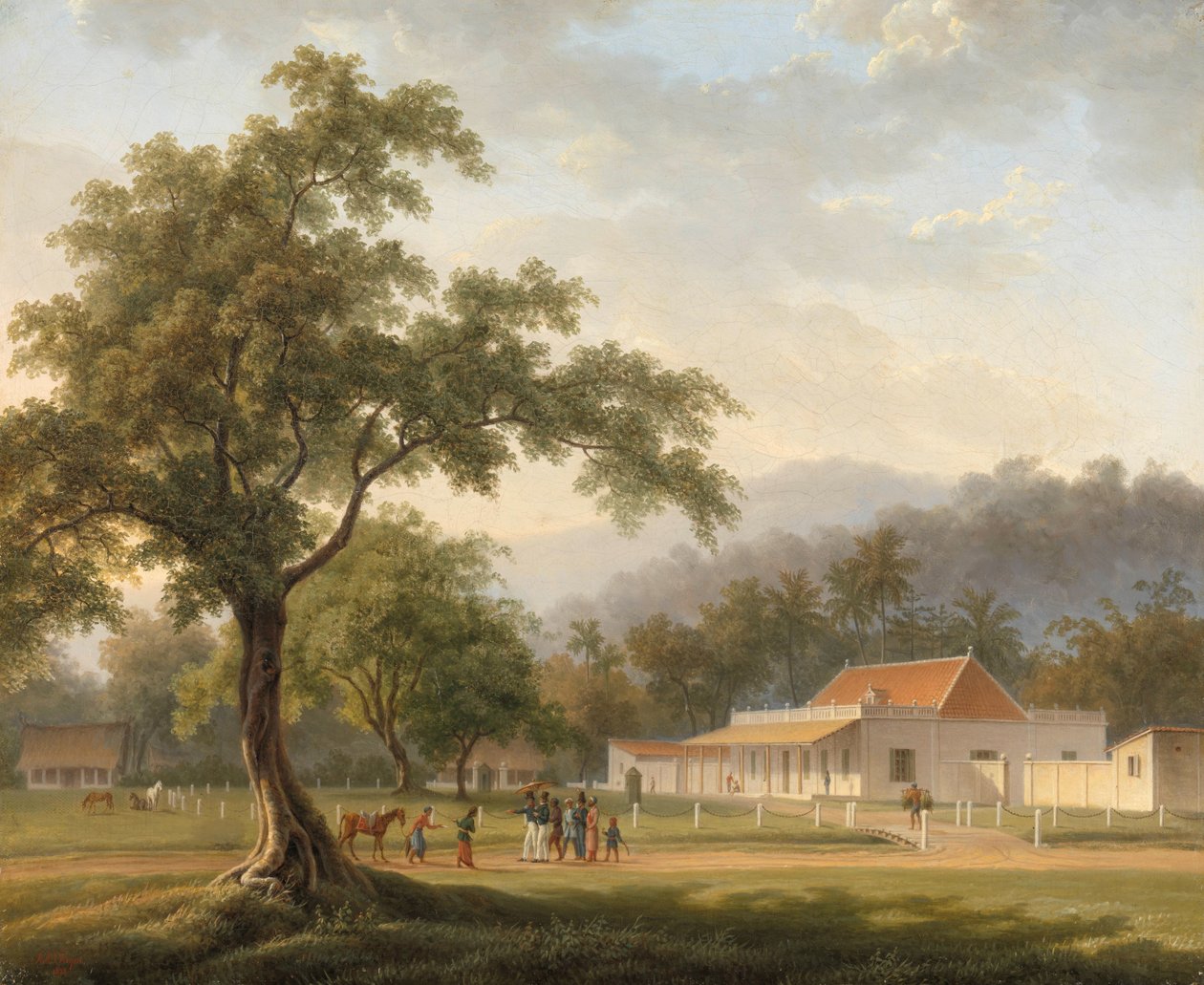 Dům asistenta obyvatel Banyuwangi, Východní Jáva (Východní Jáva) od Auguste Antoine Joseph Payen