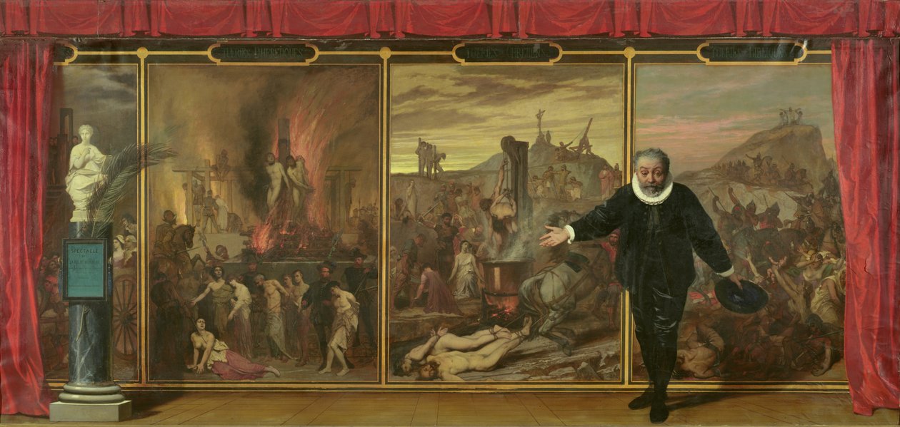 The Spectacle of Human Folly, 1872 od Auguste Barthelemy Glaize