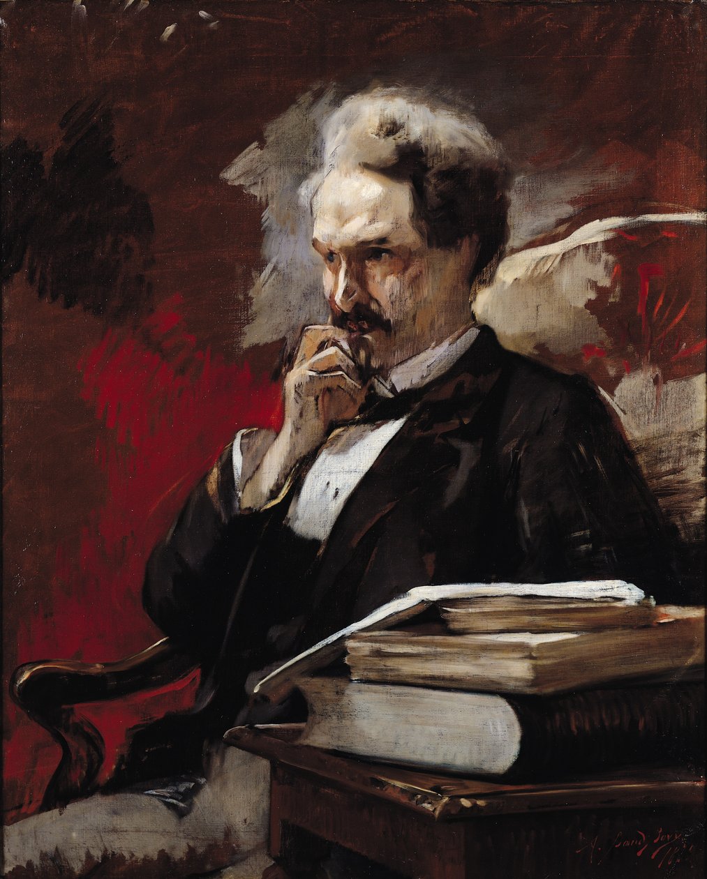 Henri Rochefort (1830-1913) od Auguste Baud Bovy