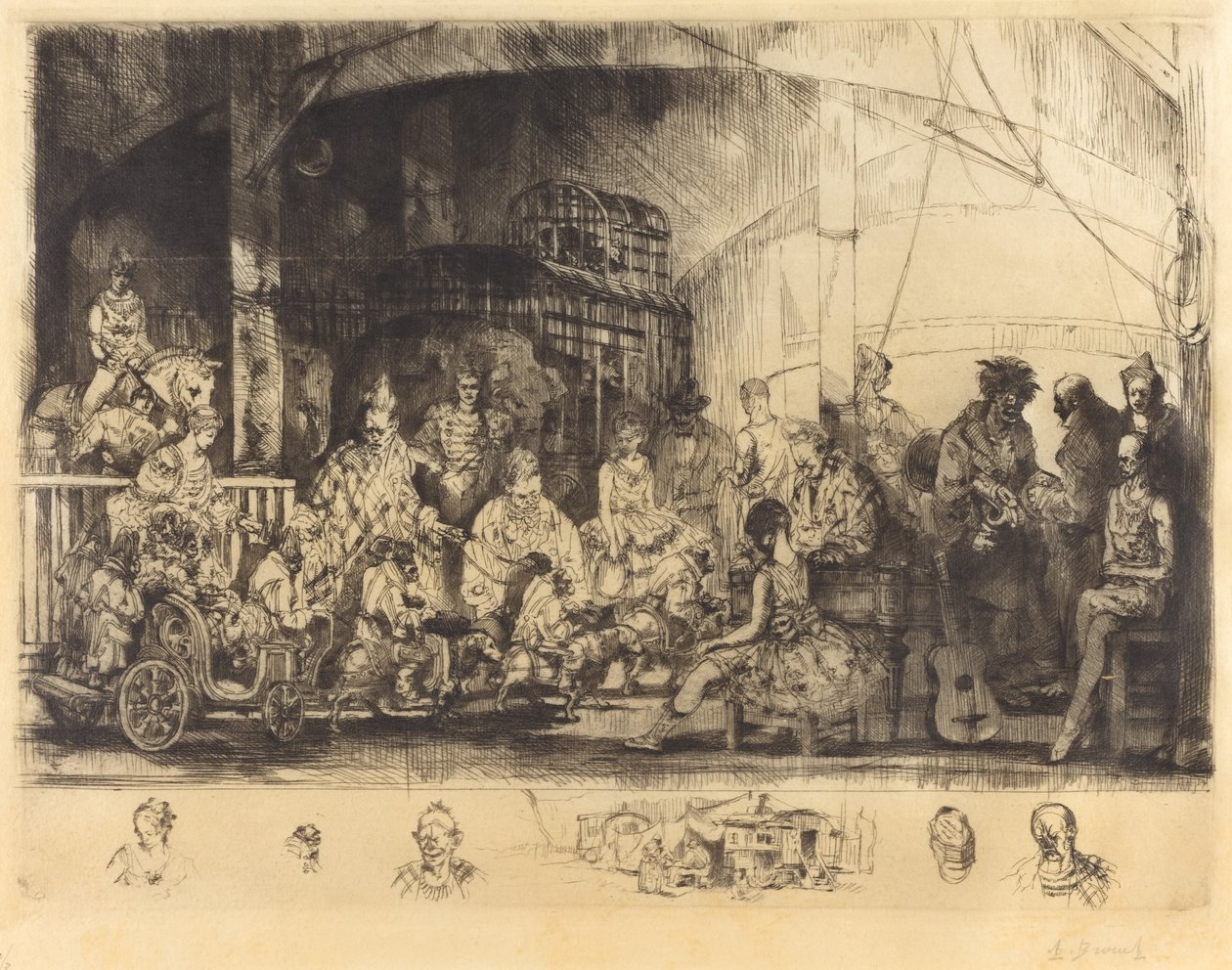 Cirkus Frattelini od Auguste Brouet