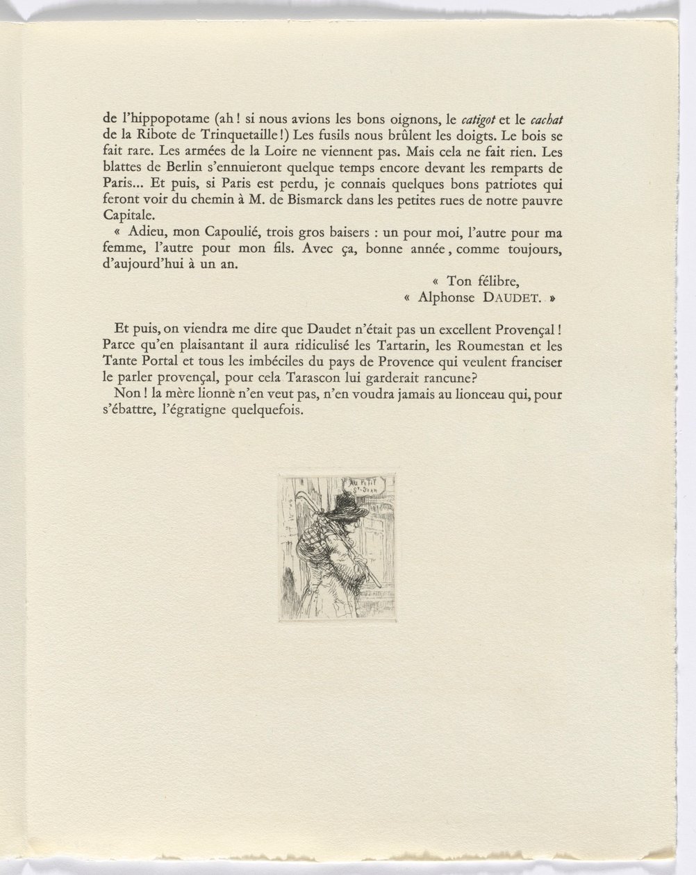 Frédéric Mistral: Mémoires et Recits by Frédéric Mistral: vagabond (page 223) od Auguste Brouet