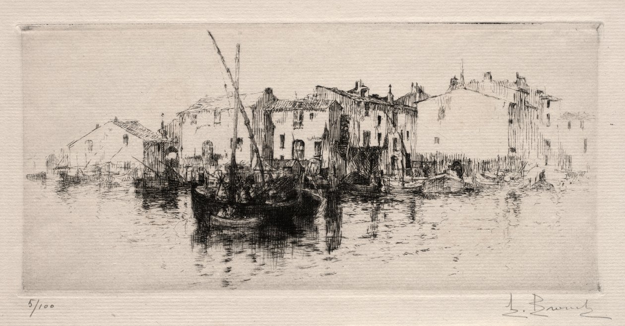 Martigues od Auguste Brouet