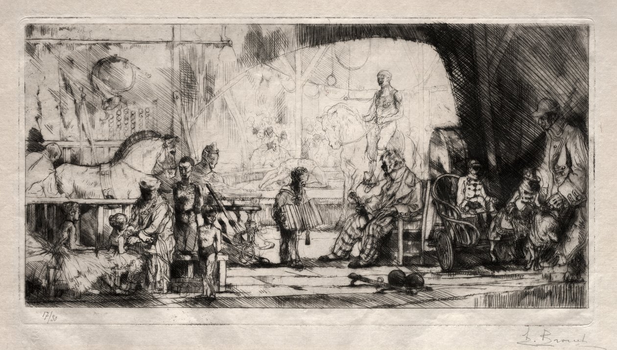 Cirkus Pinder od Auguste Brouet