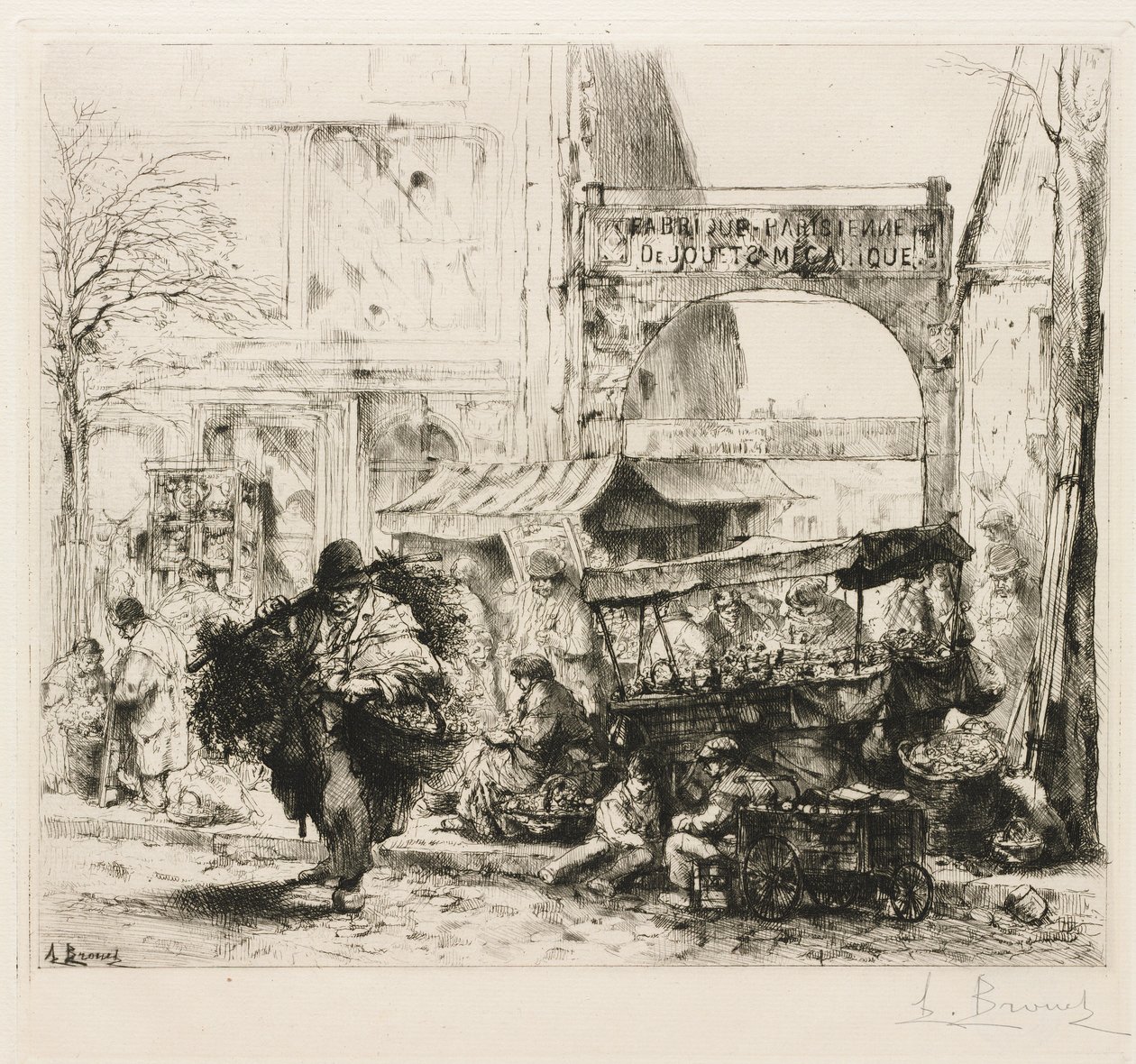 Matinee Avenue de Clichy od Auguste Brouet
