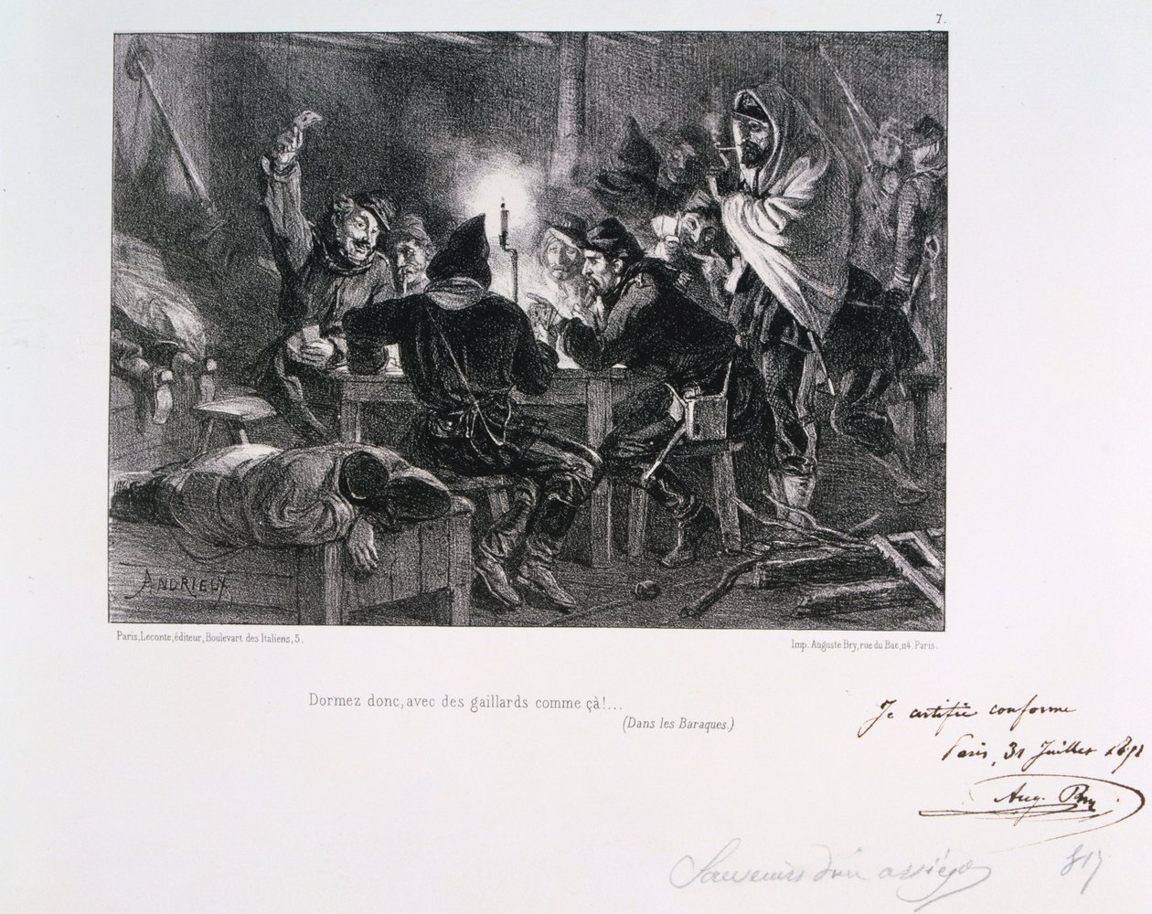 Spi, s takovými druhy!, Obležení Paříže, 1870-1871 1871 od Auguste Bry