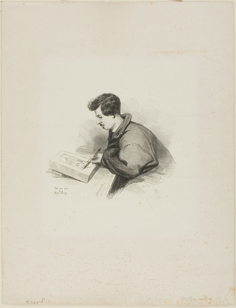 Portrét Augusta Raffeta od Auguste Bry