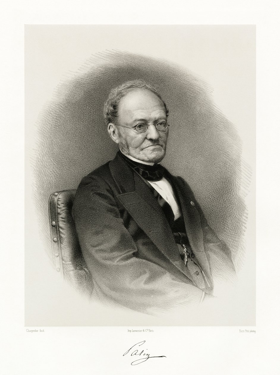Henri Jospeh Guillaume Patin, 1865-66 od Auguste Charpentier
