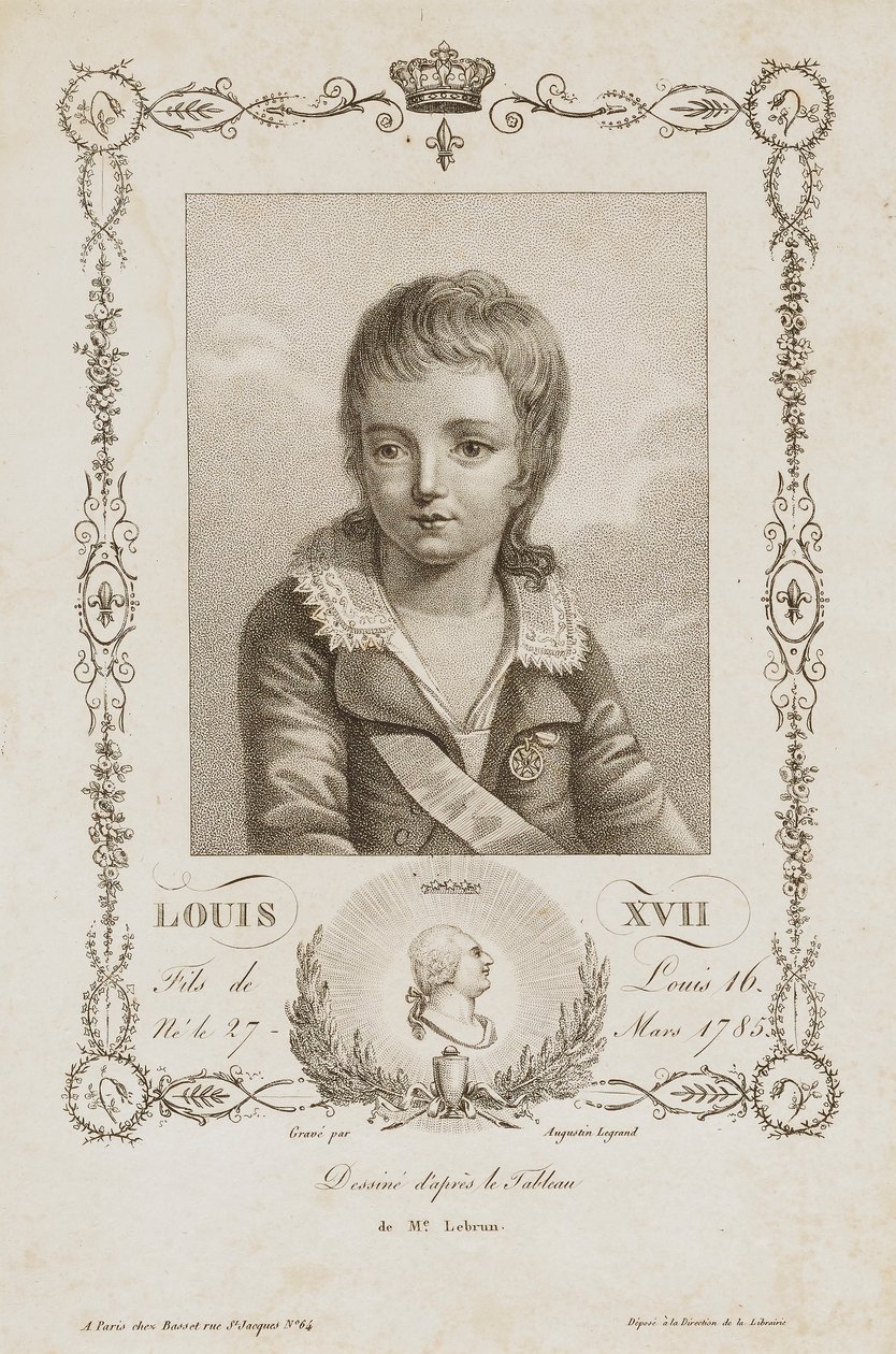 Ludvík XVII. od Auguste Claude Simon Legrand