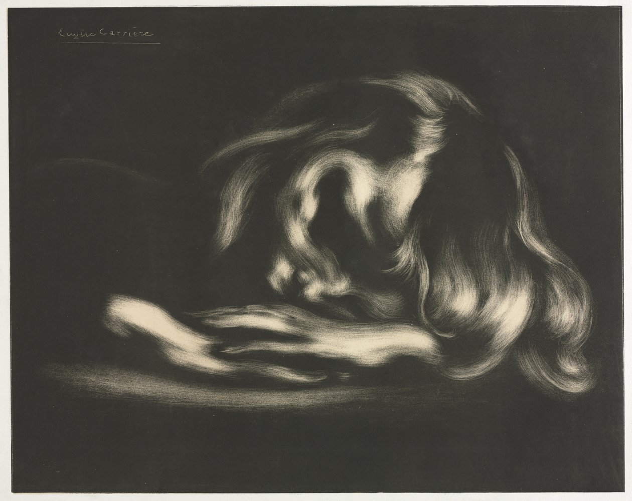 Sleep (Jean-René Carrière), z alba originálních tisků z galerie Vollard od Auguste Clot