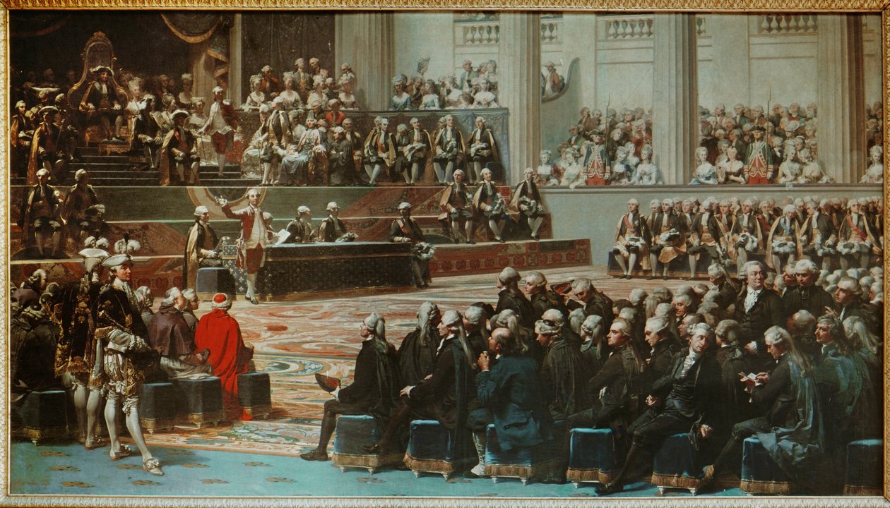 Zahájení generálního stavovského sněmu ve Versailles ... od Auguste Couder