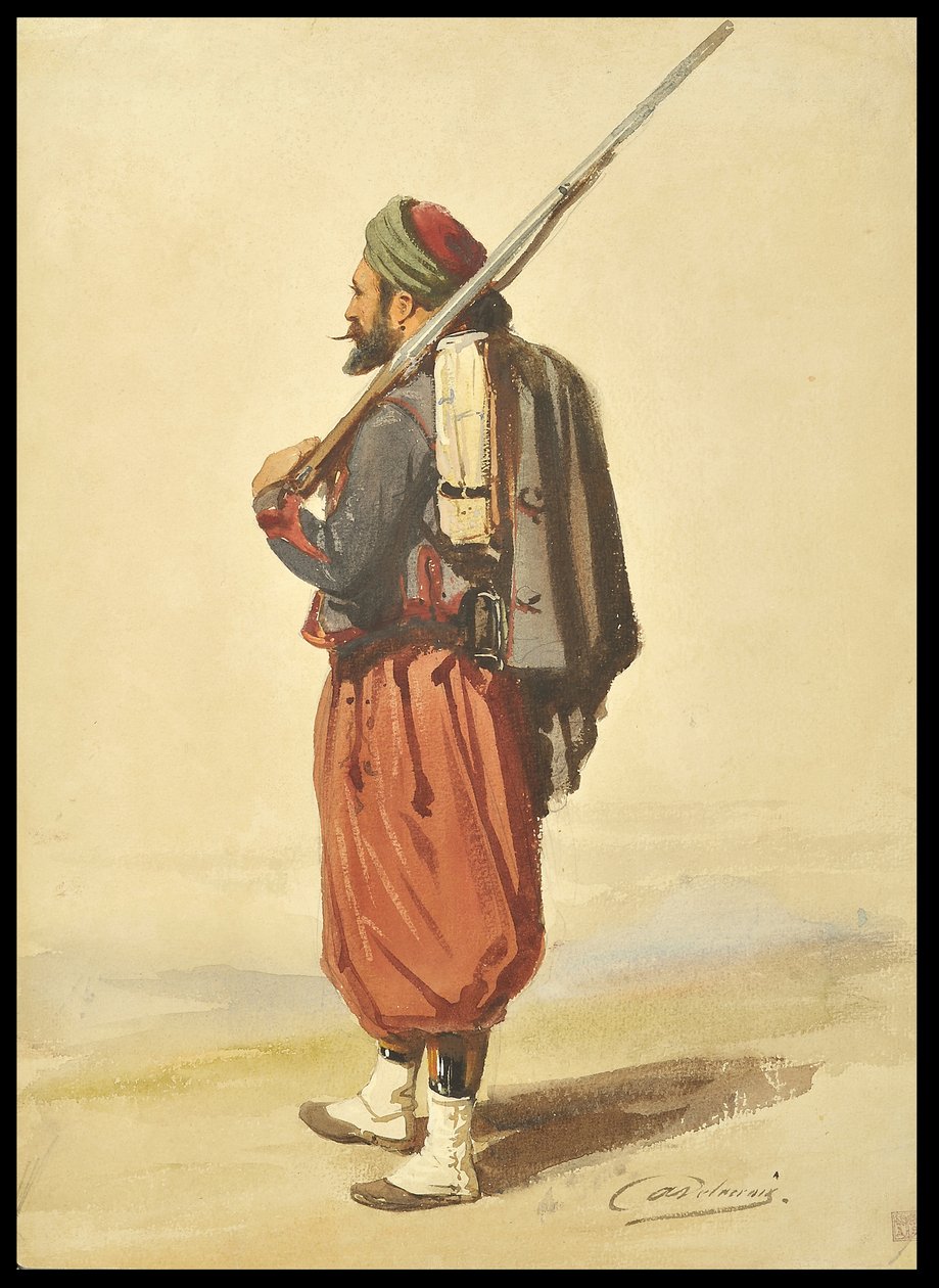 Zouave od Auguste Delacroix