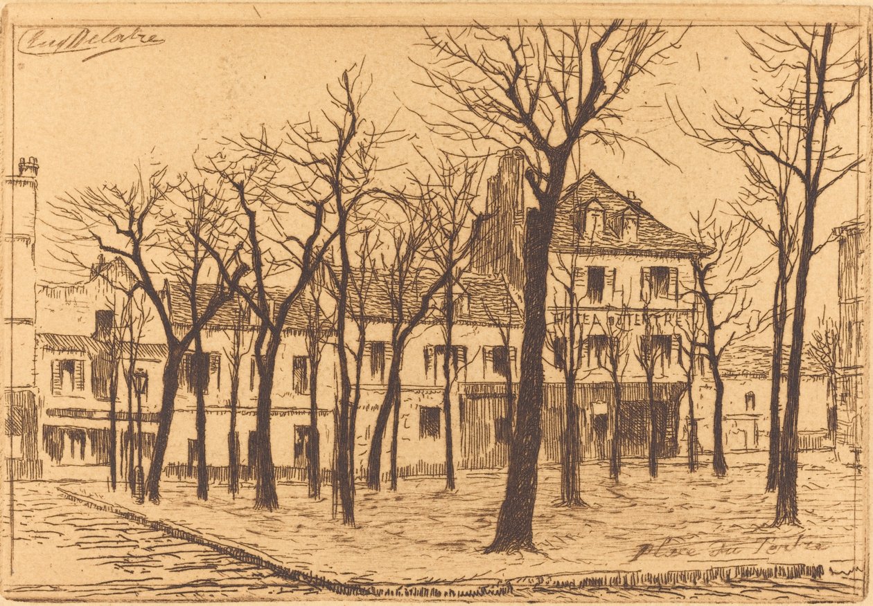 Place du Tertre od Auguste Delâtre