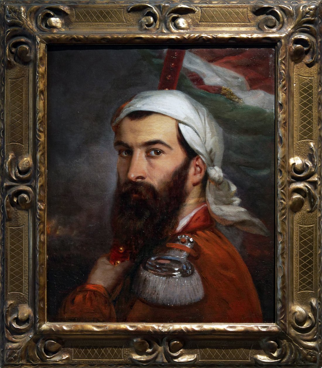 Giuseppe Garibaldi po boji o Morazzone 5. srpna 1848 od Auguste Estienne