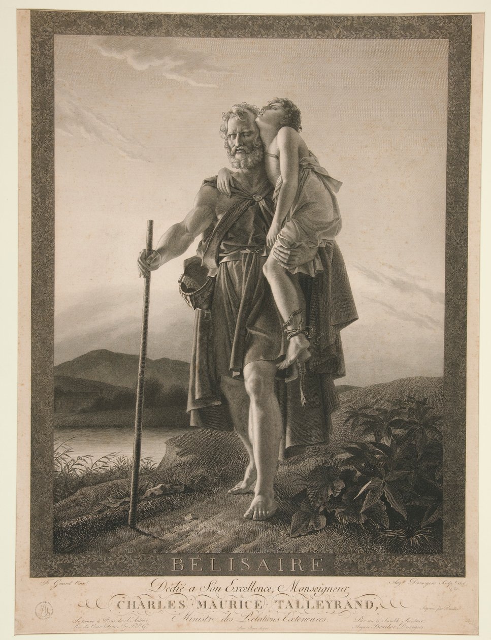 Belisarius od Auguste Gaspard Louis Desnoyers