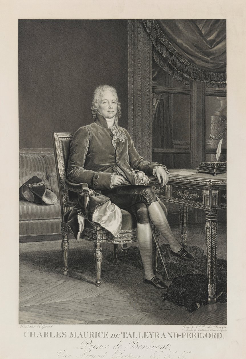 Charles Maurice de Talleyrand-Perigord od Auguste Gaspard Louis Desnoyers