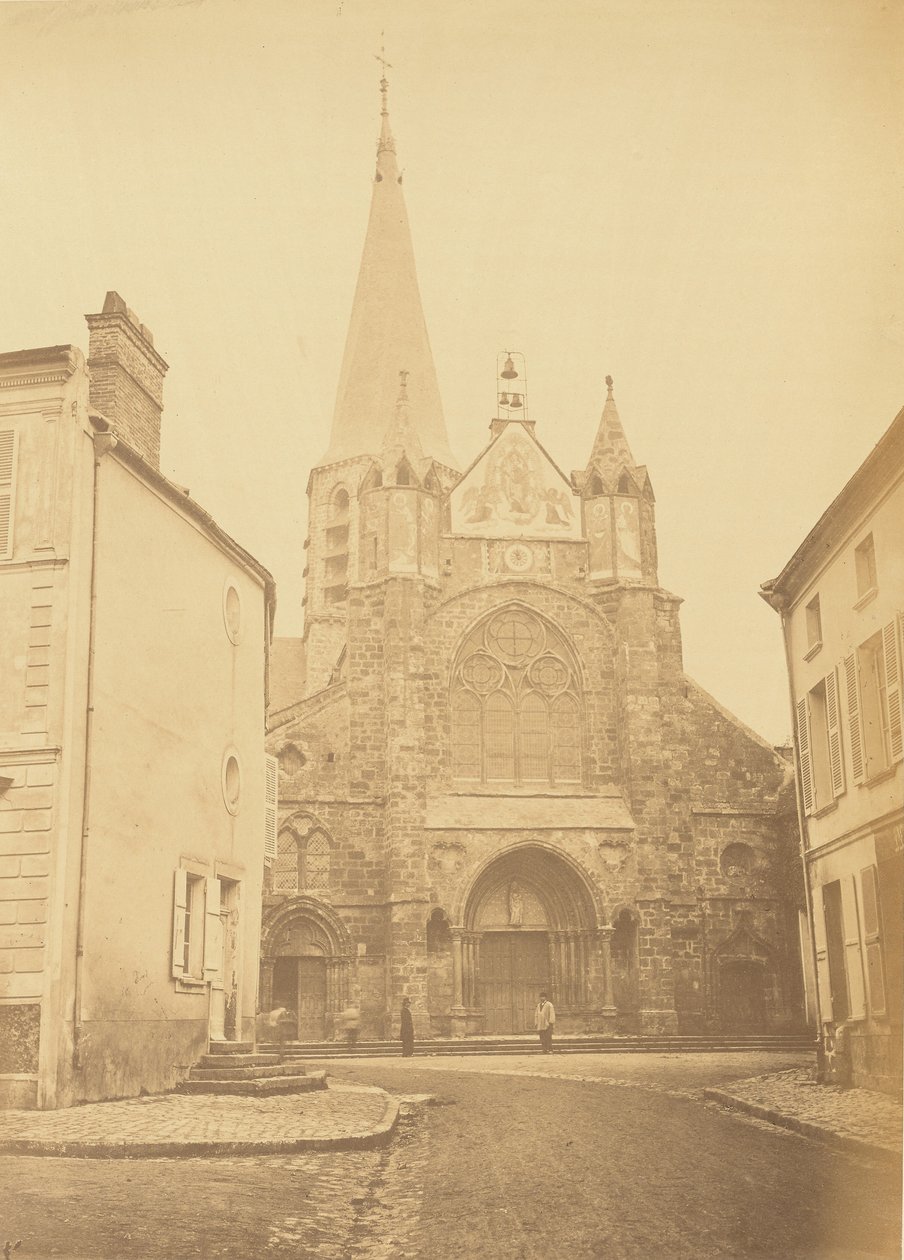 Eglise de Priseaux (Loiret) Poblíž stanice Ce Nom od Auguste Hippolyte Collard