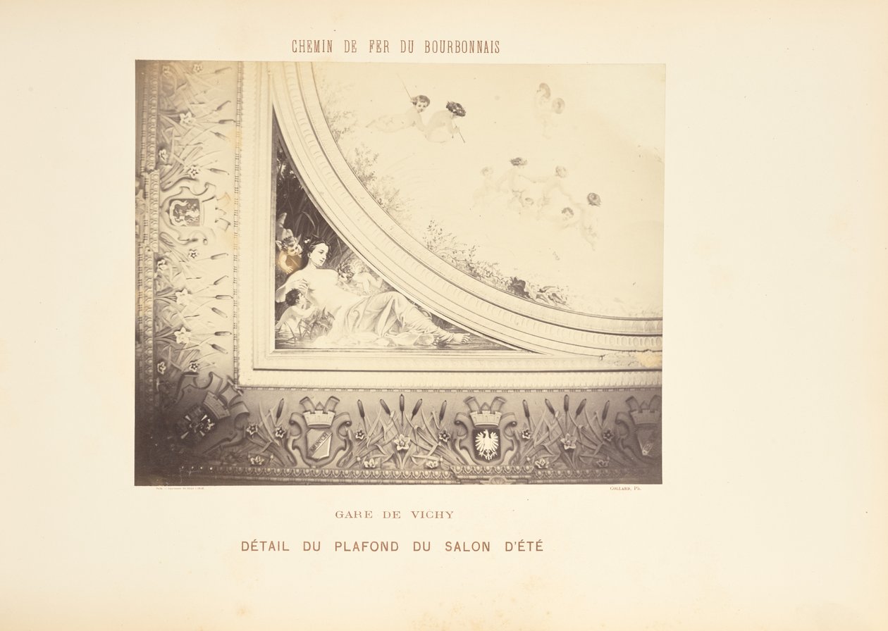 Nádraží Vichy, Platfond du Salon d