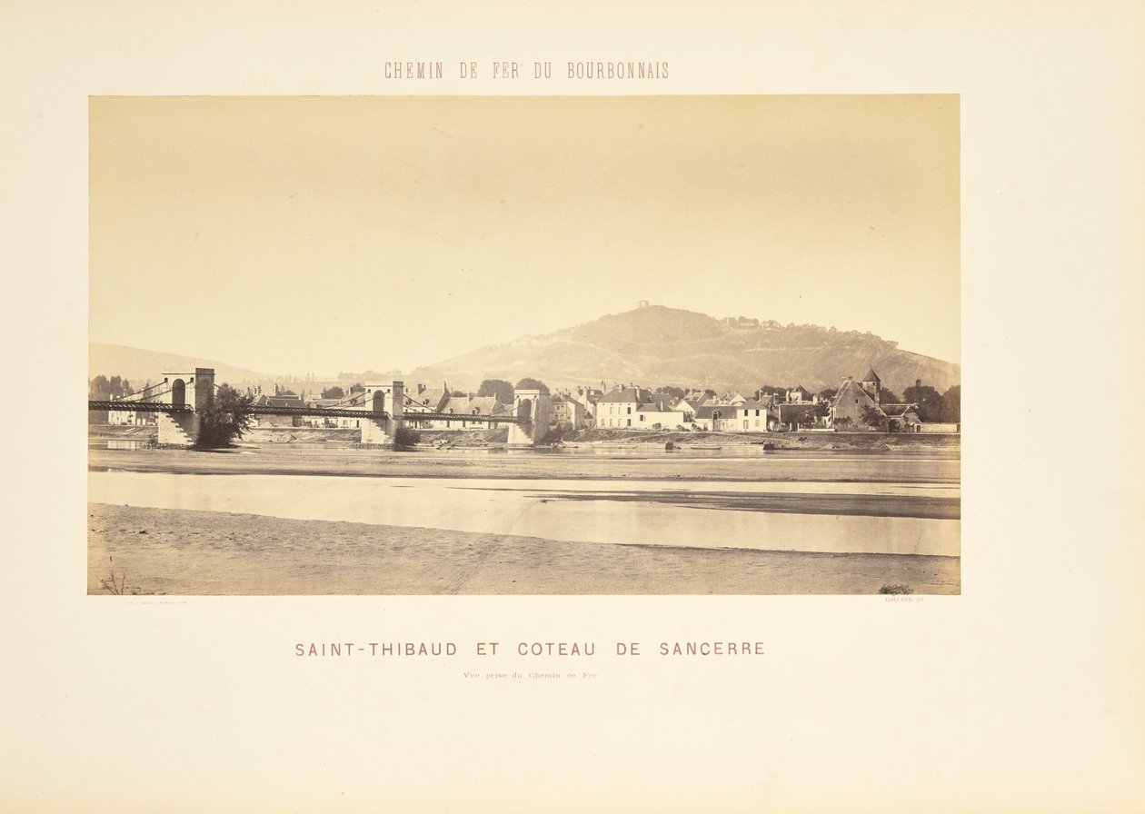 Saint-Thibaud a Coteau de Sancerre, Pohled z Chemin der Fer od Auguste Hippolyte Collard