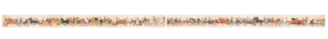 Návrat z dostihů od Auguste Jean Baptiste Roubille