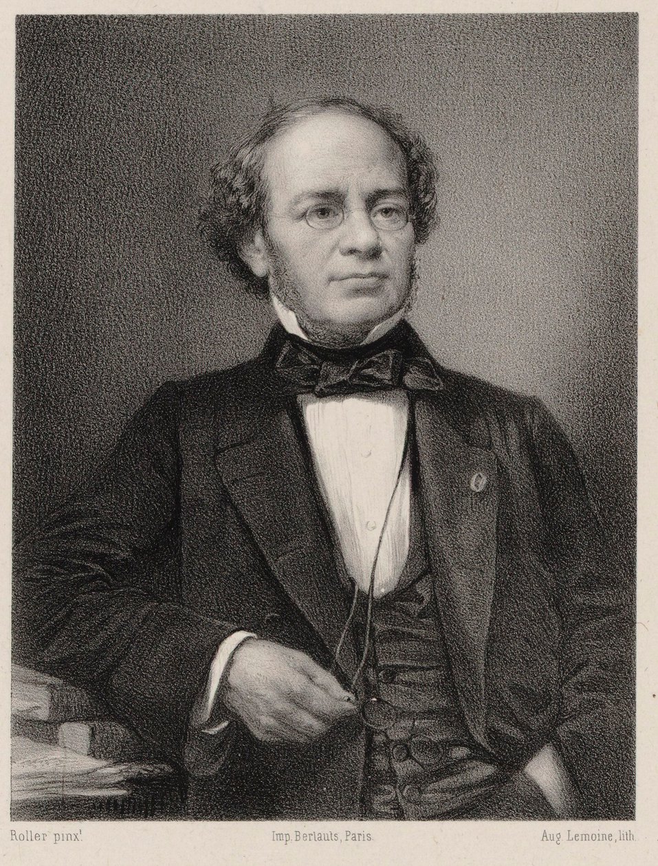Portrét skladatele Jacquese Fromentala Halévyho 1799-1862. od Auguste Lemoine