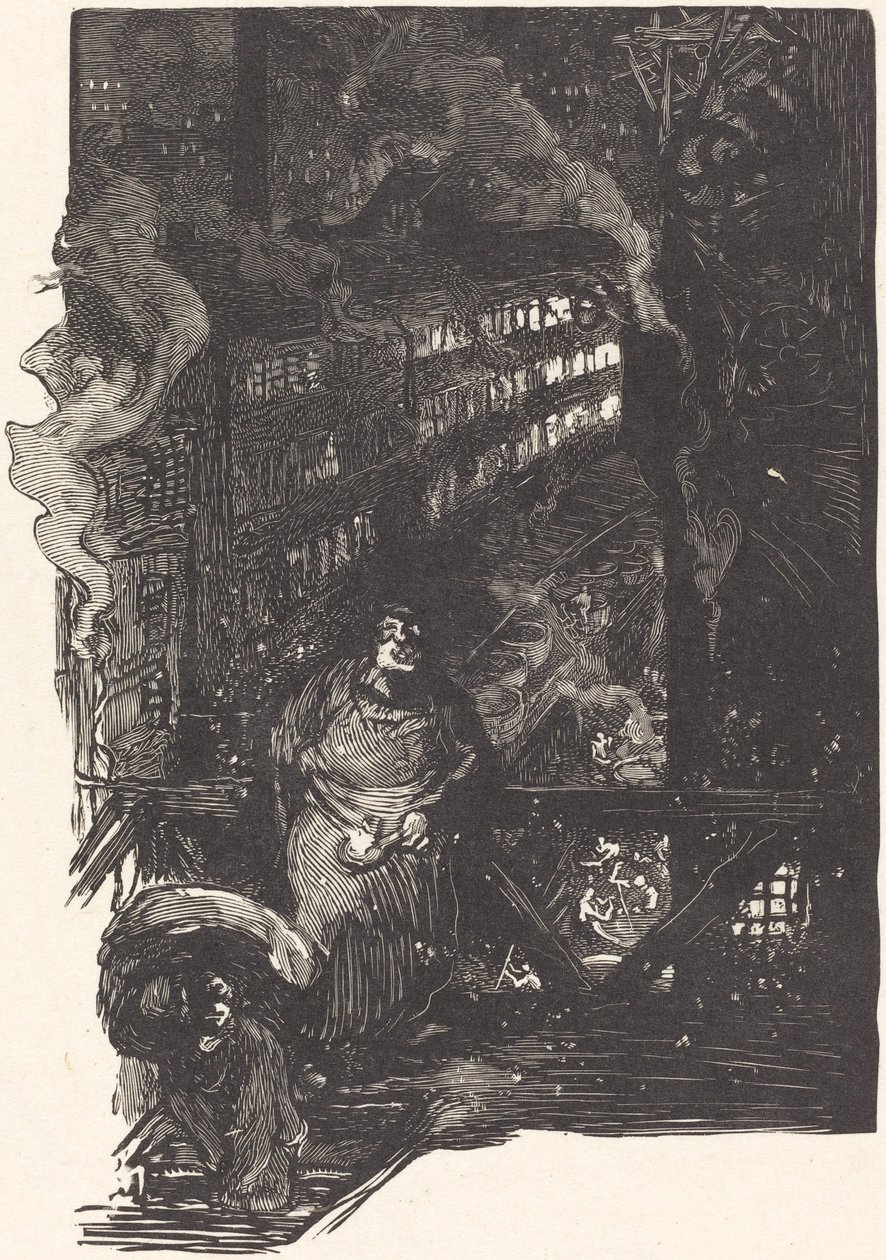 Magisterium workshop v Les Gobelins, publikoval 1901. od Auguste Lepere