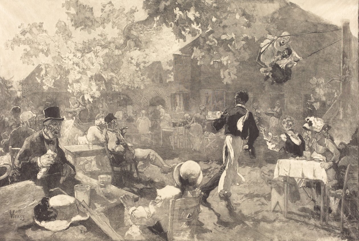 U vřesového kohouta, 1888. od Auguste Lepere