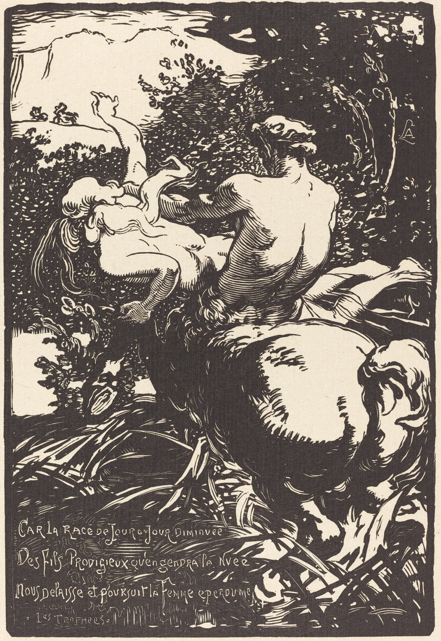 Kentaur (Kentaur) od Auguste Lepere