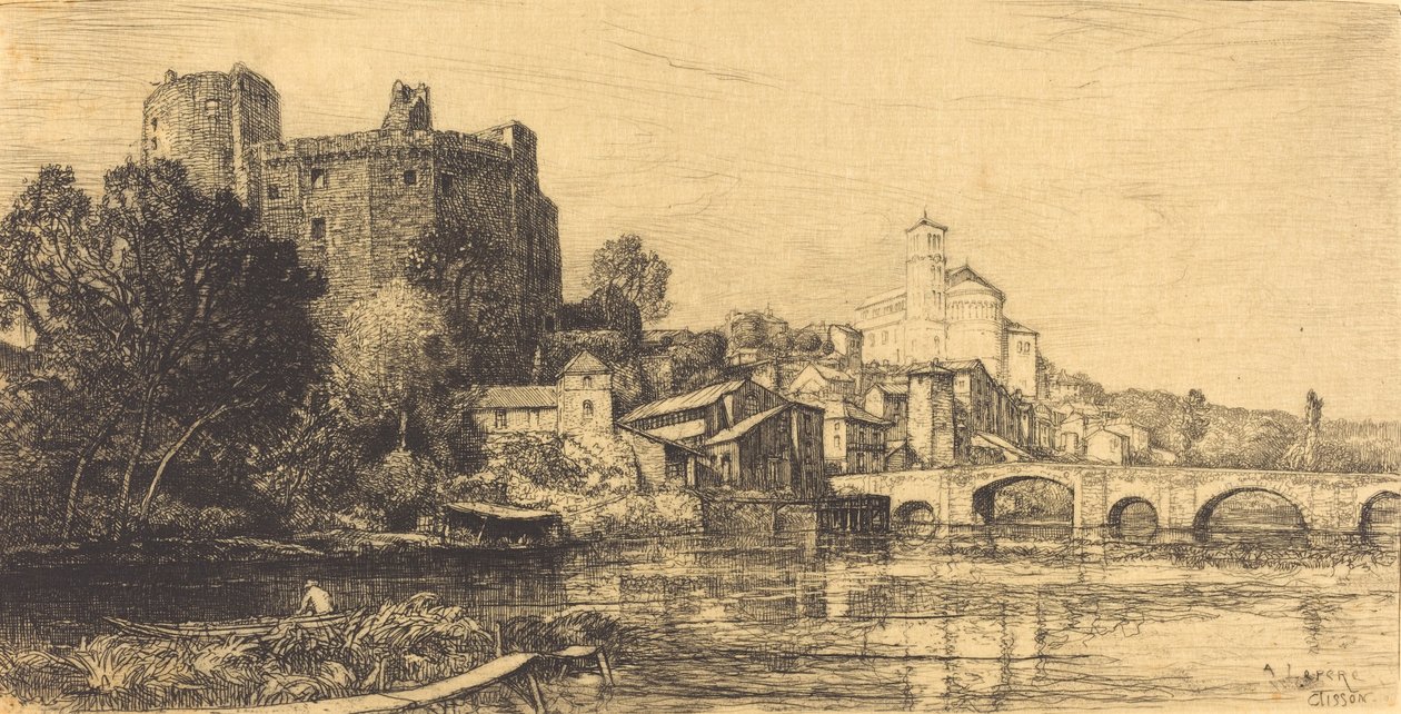 Clisson Dolní Loire, 1909. od Auguste Lepere