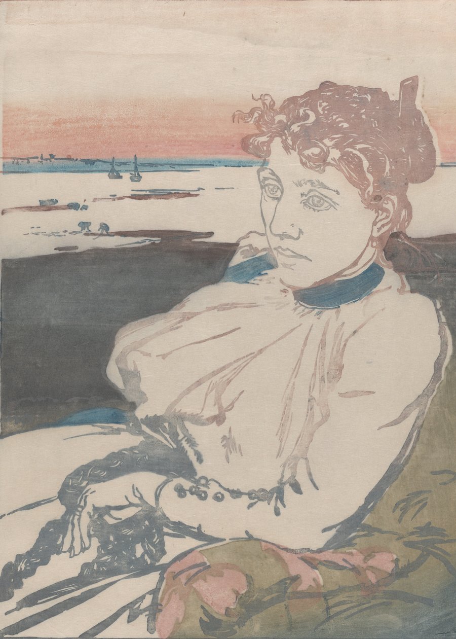 Rekonvalescent, Mme Lepère, 1892. od Auguste Lepere