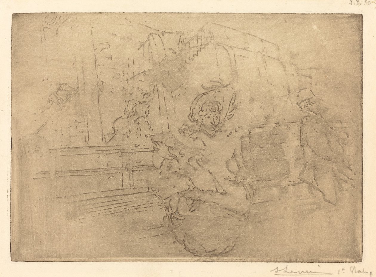 Odjezd do Greenwiche (Depart pour Greenwich) od Auguste Lepere