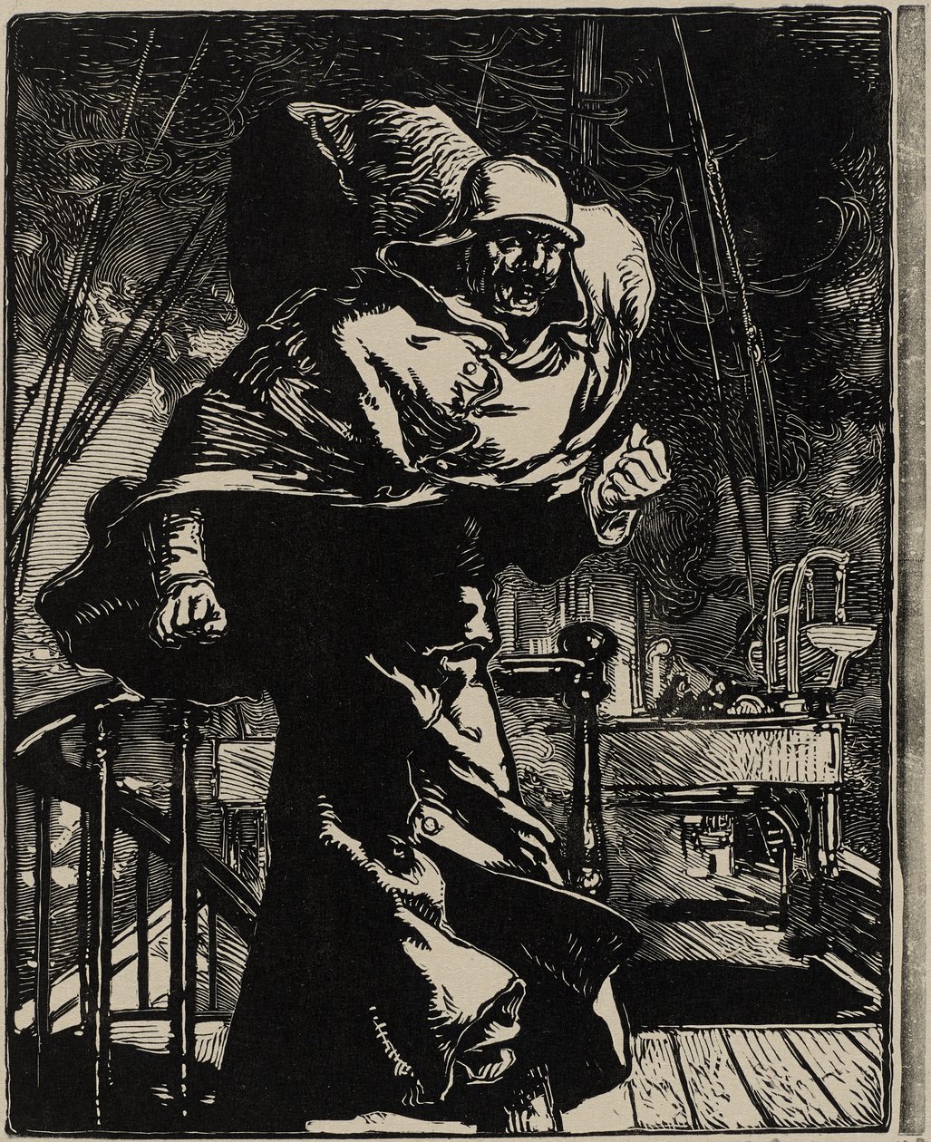 Císař Vilém se zlobí od Auguste Lepere