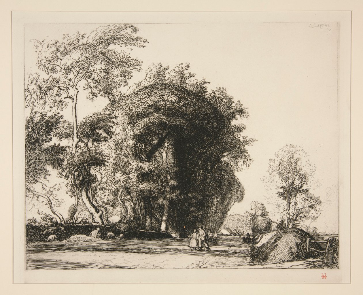 Cesta do Saint-Gilles (Saint-Jean-de-Monts) (Cesta ze Saint-Gilles [Saint-Jean-de-Monts]) od Auguste Lepere