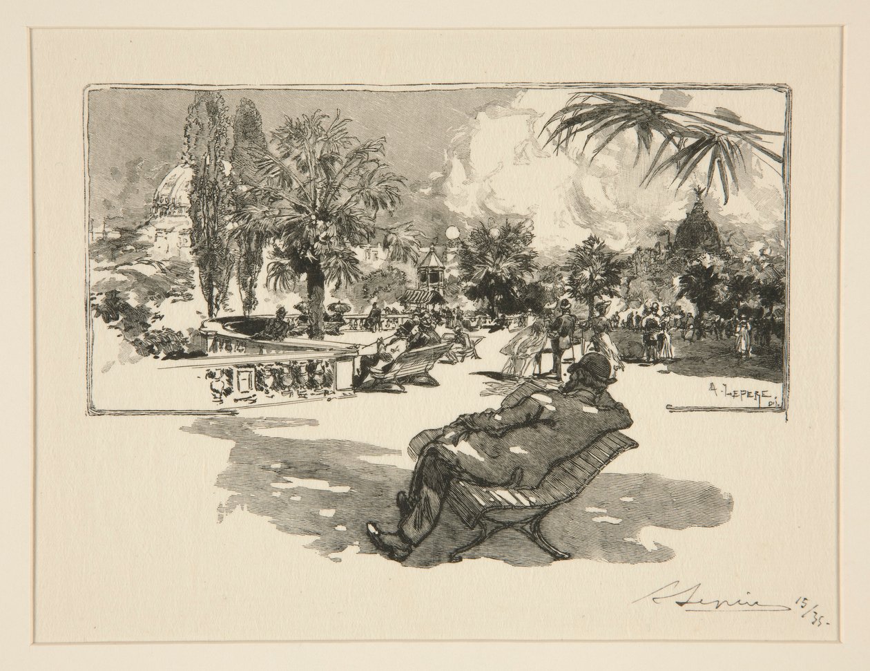 Terasa svobodných umění od Auguste Lepere