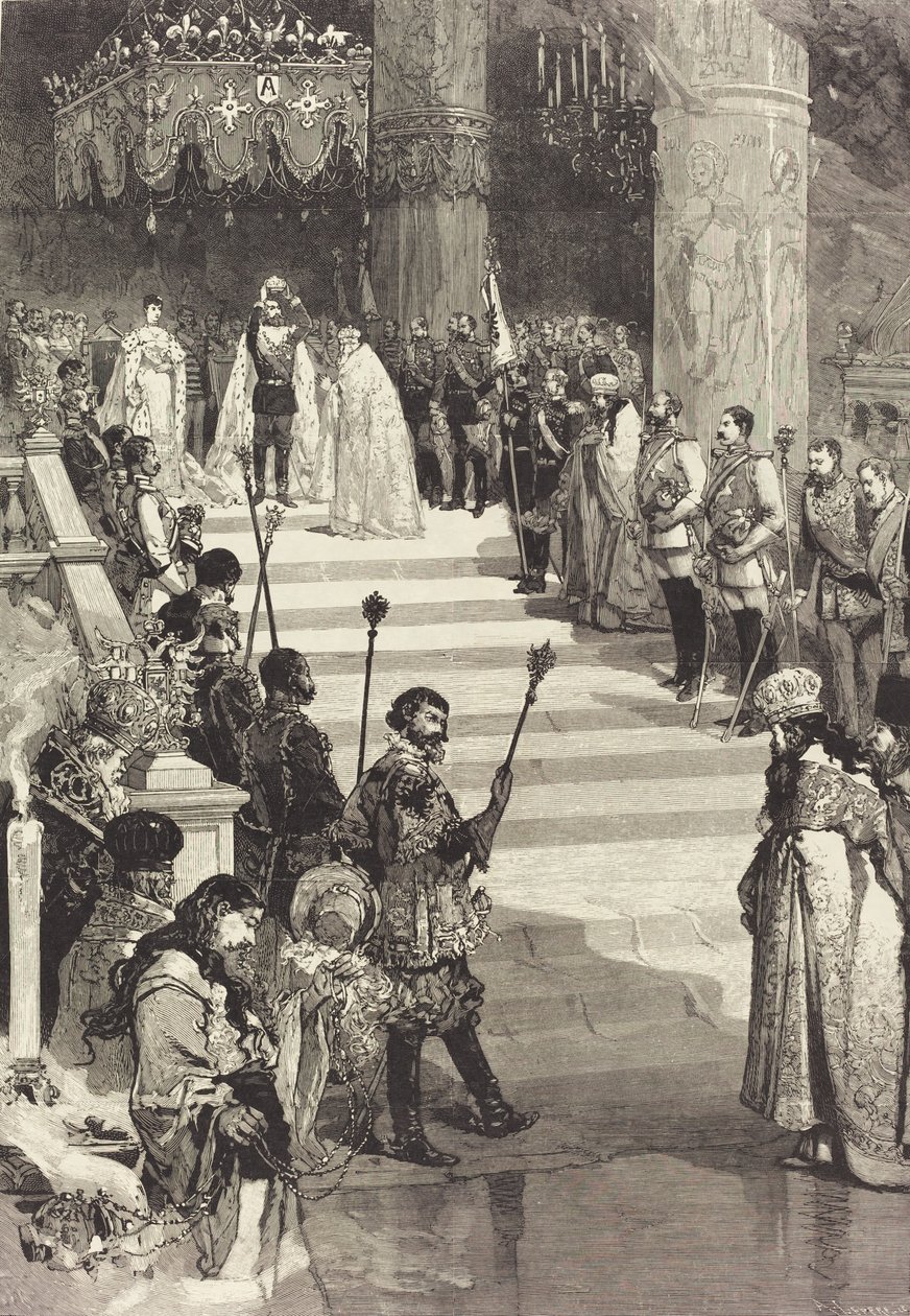 Korunovace ruského císaře Alexandra III. 27. května 1883. od Auguste Lepere