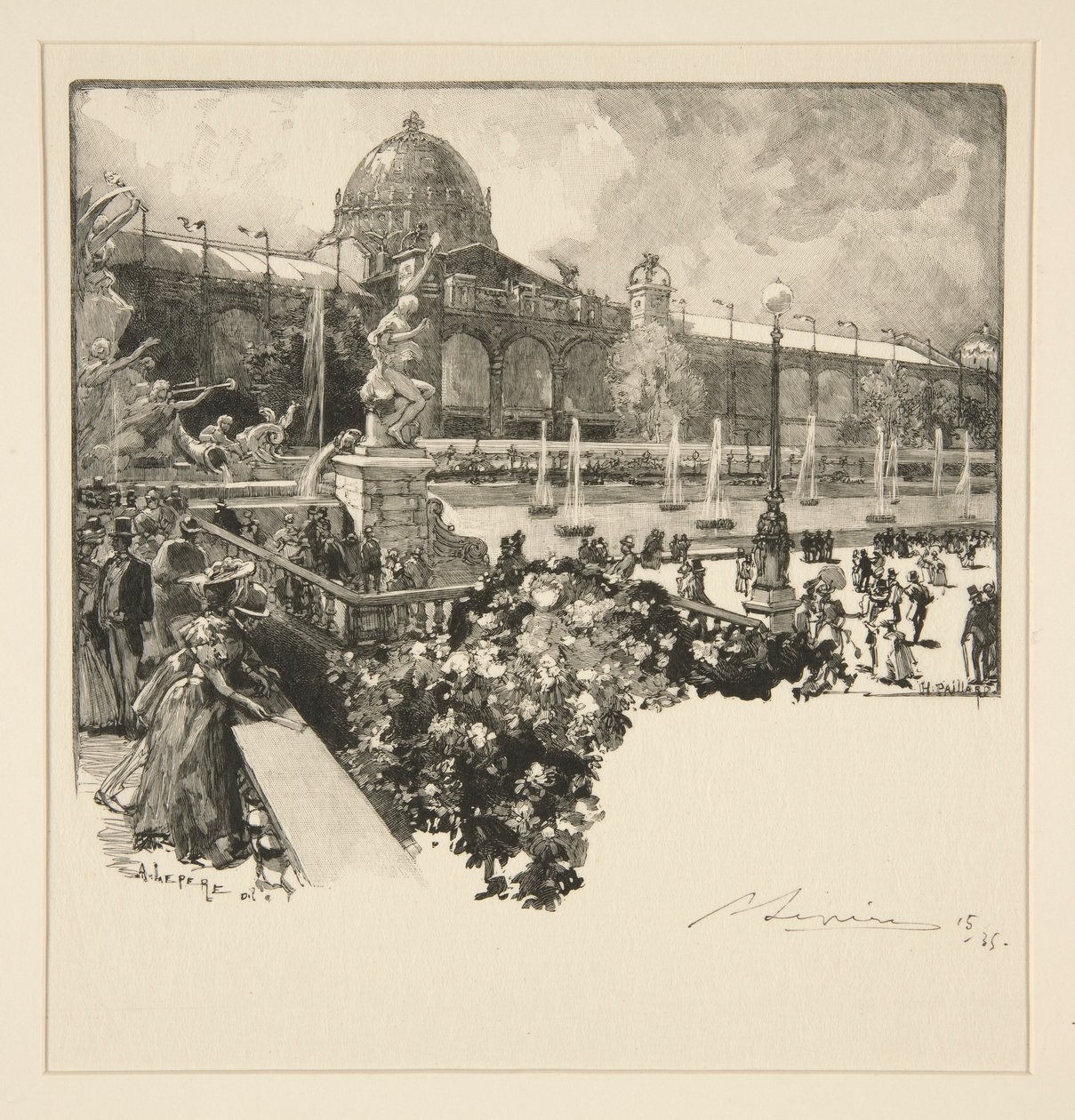 Palác svobodných umění, exteriér od Auguste Lepere