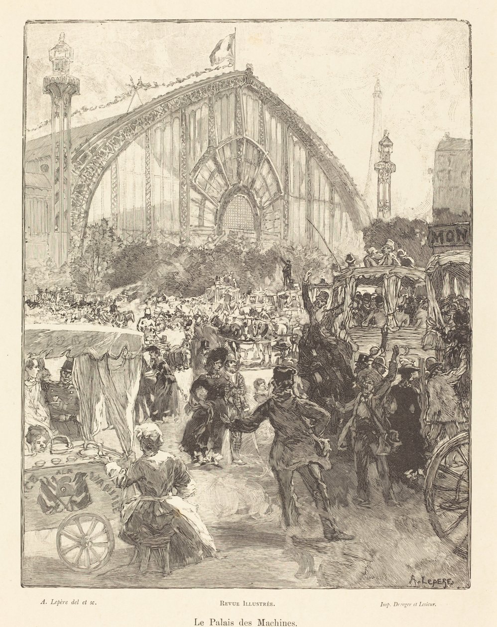 Palác strojů od Auguste Lepere