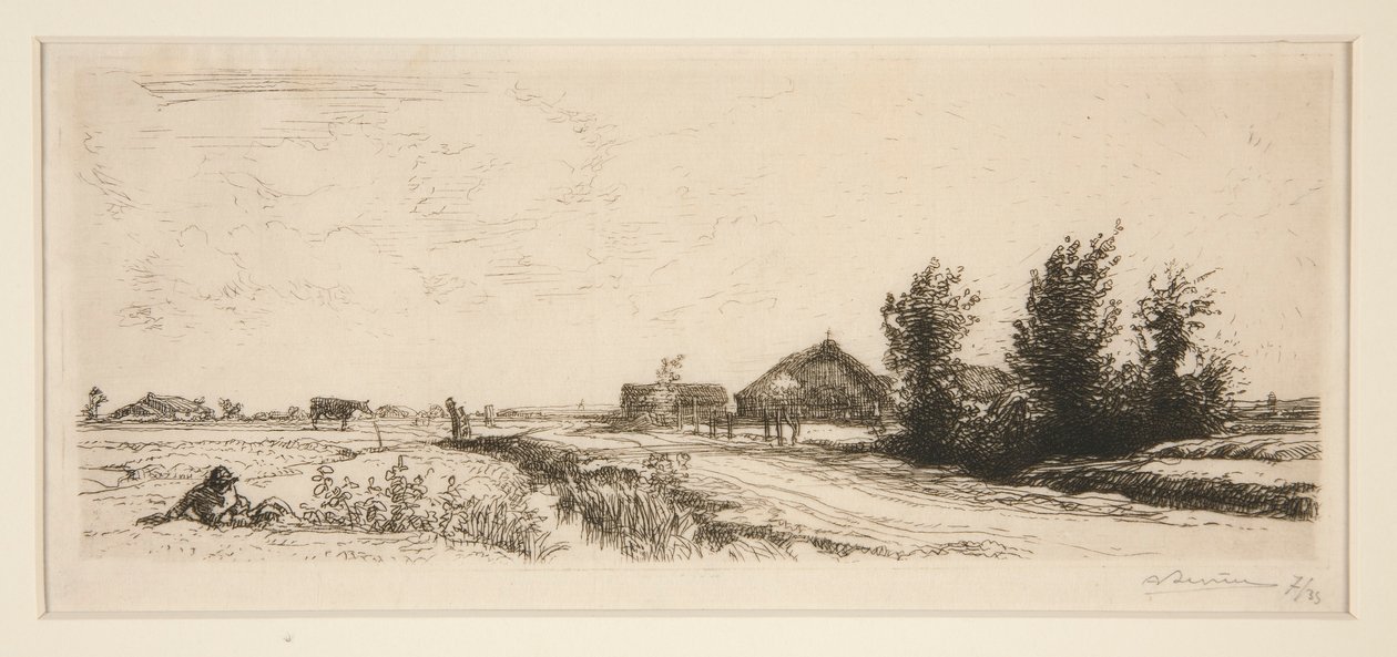 Malý kravař od Auguste Lepere