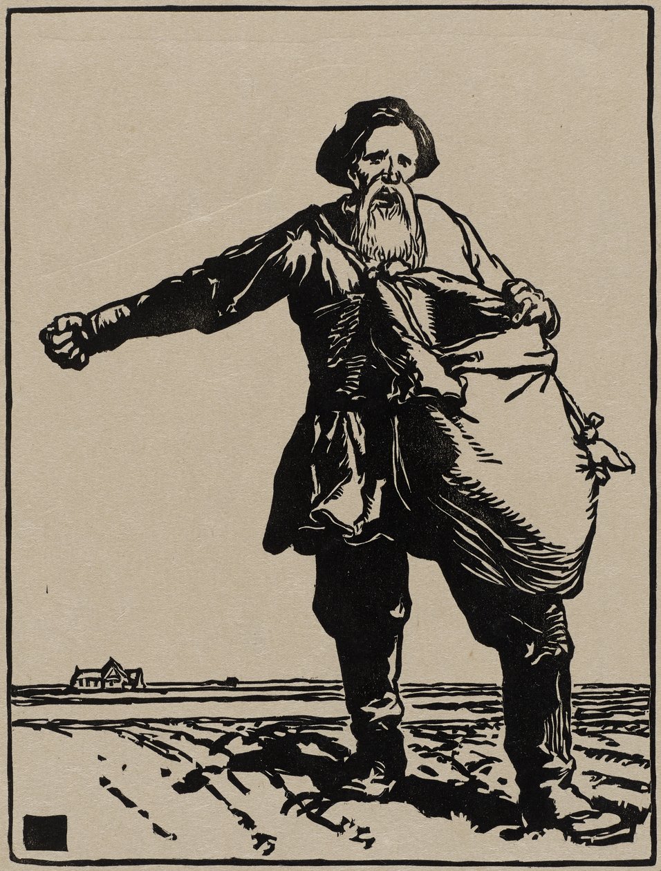 ruský rolník od Auguste Lepere