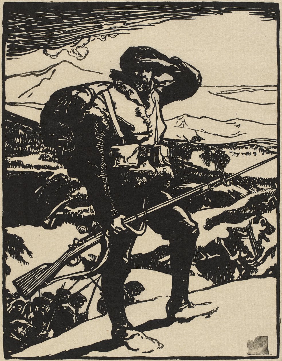 Při pohledu na Rýnskou nížinu od Auguste Lepere