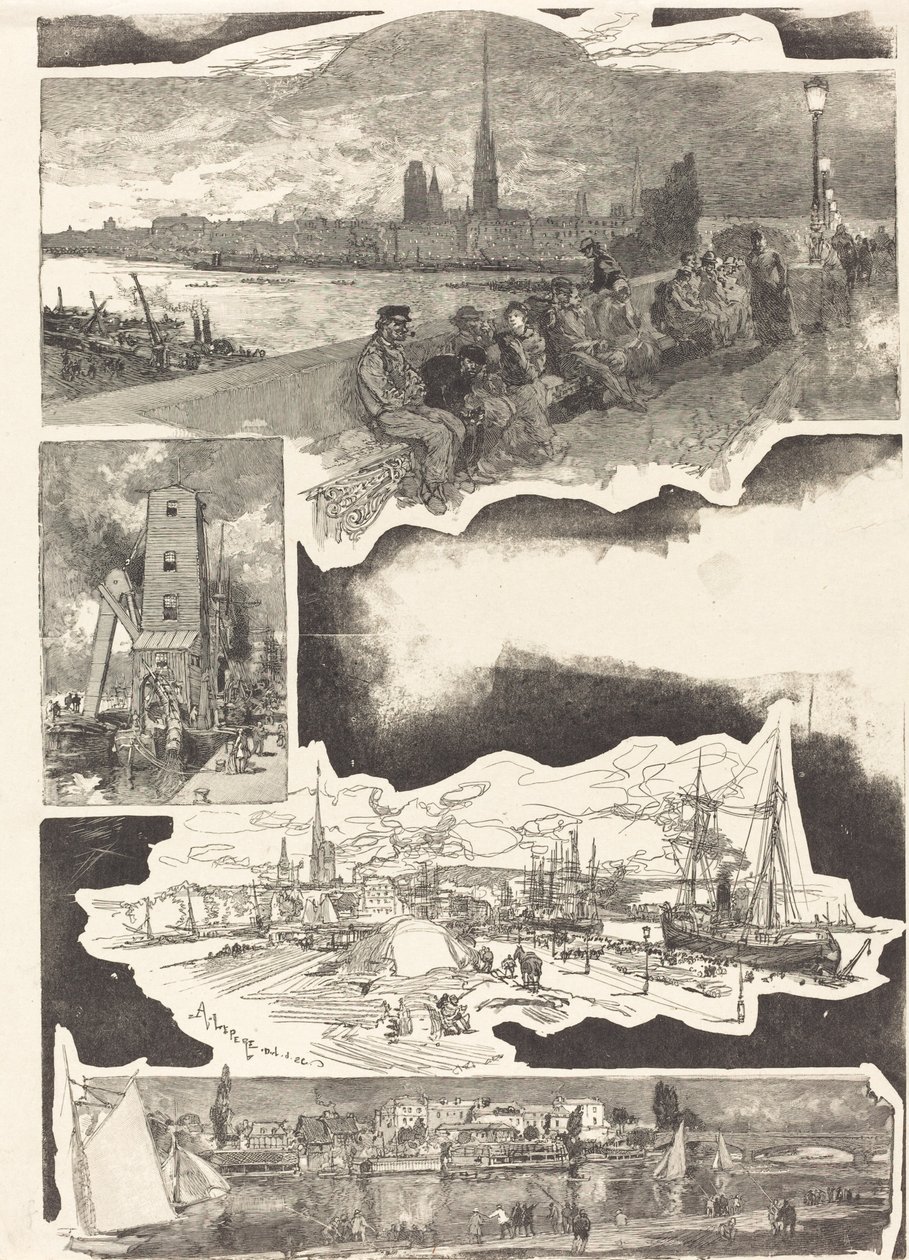 Rouen od Auguste Lepere