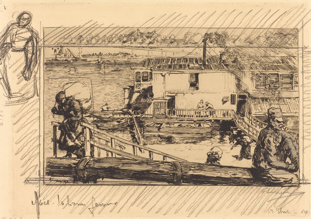 The Wash-house od Auguste Lepere