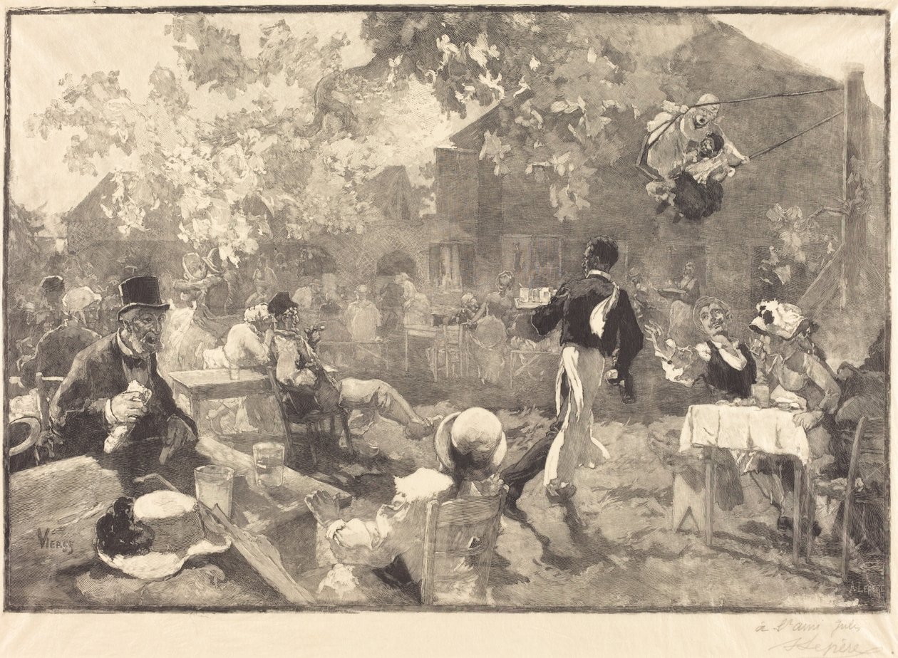 U vřesového kohouta od Auguste Lepère after Daniel Vierge