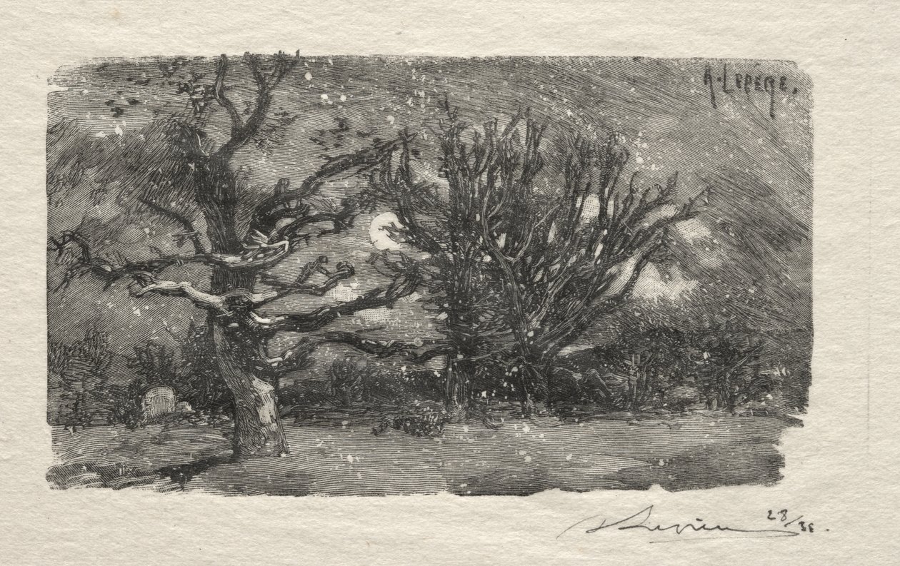 V Lantarově noclehárně od Auguste Louis Lepère